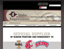 Tablet Screenshot of idahoimpressions.com